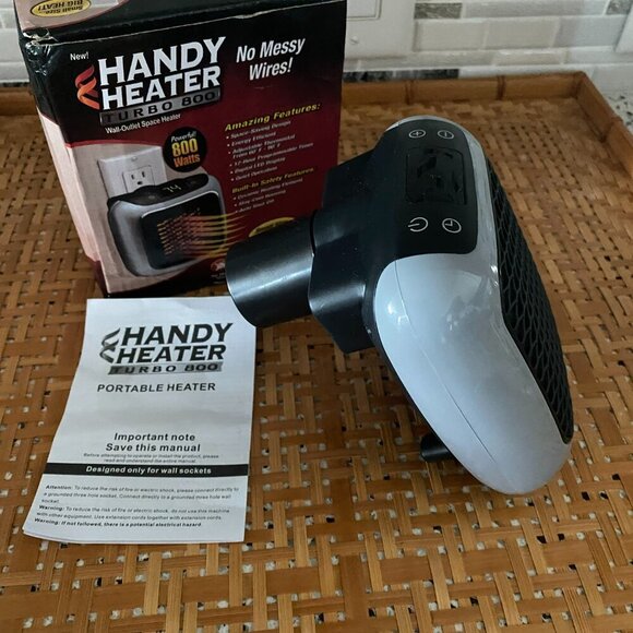 BRAND NEW Handy Heater Turbo 800 Wall-Outlet Space Heater - 800W - Picture 4 of 6